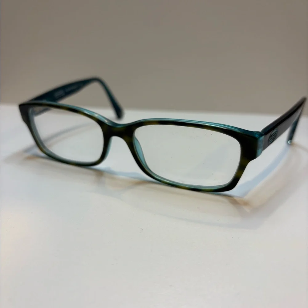 COACH EYEGLASSES HC6040(Brooklyn)5116(Dark Tortoise/Teal)52•16•135 COACH GLASSES